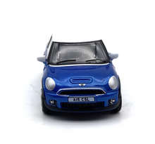 Load image into Gallery viewer, 1:76 Blue Mini Copper S Sports Model Diecast Metal Car
