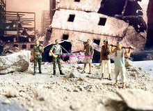 Load image into Gallery viewer, 1:64 Painted Figure Model Miniature Resin Diorama Sand Armed Forces Soldier Toy

