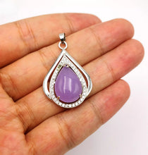 Load image into Gallery viewer, Nature Jade Lotus Pendant Necklace Gift Jewelry charm Blessing Lucky Fortune
