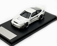 Load image into Gallery viewer, MT 1:64 Pearl White Silvia S13 180SX Rocket Bunny Model Diecast Metal Car New Collection
