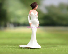Load image into Gallery viewer, 1:24 Painted Figure Model Miniature Resin Diorama Sand Dinner Wedding Dress Lady
