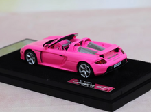 Load image into Gallery viewer, YY 1:64 Pink Carrera GT Convertible Racing Sport Model Diecast Resin Car New Collection
