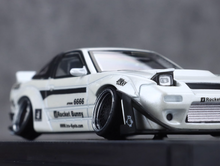 Load image into Gallery viewer, MT 1:64 Pearl White Silvia S13 180SX Rocket Bunny Model Diecast Metal Car New Collection
