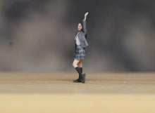 Load image into Gallery viewer, 1:64 Painted Figure Model Miniature Resin Diorama Sand CheerLeading Girl Uniform
