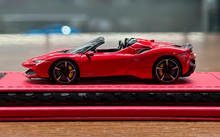 Load image into Gallery viewer, ART 1:64 Red SF90 Stradale Convertible Sports Model Diecast Resin Car New Collection
