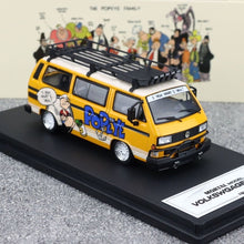 Load image into Gallery viewer, Mortal 1:64 Yellow VW T3 Multi Van Camper Sport Model Diecast Metal Car BN
