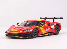 Load image into Gallery viewer, Bburago 1:43 Red 296 GT3 #71 Racing Sports Model Diecast Metal Car Box New
