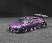 Load image into Gallery viewer, MJ 1:64 Purple GT 86 V3 Pandem Coupe Sports Model Diecast Metal Car New Collection

