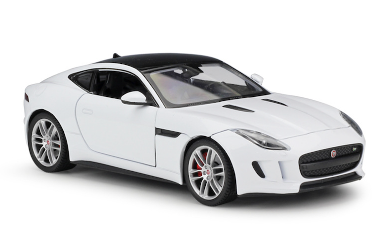 WELLY 1:24 F Type Coupe Racing Sports Model Diecast Metal Car Display