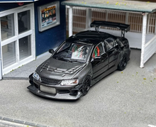 Load image into Gallery viewer, CM 1:64 Black Carbon Lancer EVO Evolution IX Sport Model Diecast Metal Car New Collection
