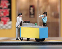 Load image into Gallery viewer, 1:64 Painted Figure Model Miniature Resin Diorama Sand Street Vendor Wardern Toy Collection
