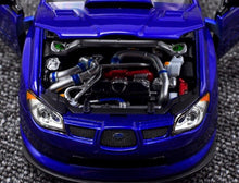 Load image into Gallery viewer, WELLY 1:24 JDM Impreza WRX STI Racing Sports Model Diecast Metal Car Display
