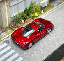 Load image into Gallery viewer, King 1:64 Red Silver Rims ENZO Racing Sports Model Diecast Metal Car New Collection
