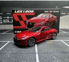 Load image into Gallery viewer, Masdi 1:64 Red 2020 LC500h Coupe Sports Model Diecast Metal Car New Collection
