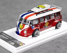 Load image into Gallery viewer, SG 1:64 2024 Euro FR VW T1 Van Bus Camper Kombi Diecast Model Metal Car New Collection
