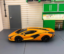 Load image into Gallery viewer, HH 1:64 Orange Sian FKP SVJ LP800-4 Racing Sports Model Diecast Metal Car New
