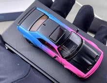 Load image into Gallery viewer, SH 1:64 Pink Blue Challenger SRT Hellcat Sports Model Diecast Metal Car New Collection
