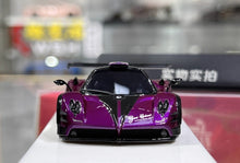 Load image into Gallery viewer, YM 1:64 Purple Zonda 760LH Q Cute Mini Sports Model Diecast Resin Car New Collection
