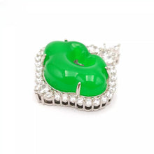 Load image into Gallery viewer, Nature Jade Yuanbao Pendant Necklace Gift Jewelry charm Blessing Fortune New a
