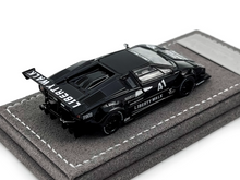 Load image into Gallery viewer, Topart 1:64 Black LBWK Countach #41 Racing Sports Model Diecast Metal Car New Collection
