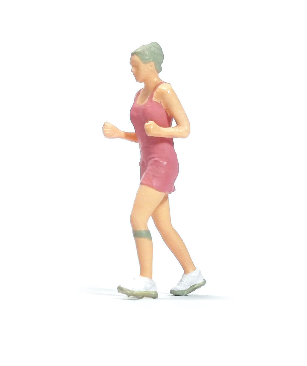 1:64 Painted Figure Mini Model Miniature Resin Diorama Toy Running Sport People