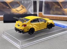 Load image into Gallery viewer, CM 1:64 Yellow Impreza STI 11 XI Widebody Sports Model Diecast Metal Car New Collection
