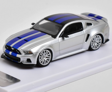 Load image into Gallery viewer, DCM 1:64 Silver 2014 Mustang GT Muscle Sports Model Diecast Metal Car New
