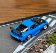 Load image into Gallery viewer, MINIGT 1:64 Blue RX-7 RE 20B NA 3ROTOR-7 Sports Model Diecast Metal Car New Collection

