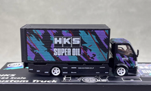 Load image into Gallery viewer, MT 1:64 Black HKS H300 Tow Box Truck Custom Model Diecast Metal Car New Collection
