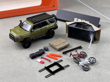 Load image into Gallery viewer, GCD 1:64 Green 4 Runner TRD Pro N280 Camper Sports Model Diecast Metal Car New Collection
