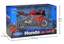 Load image into Gallery viewer, WELLY 1:10 Red CBR1000 RR Sports Racing Model Diecast Metal Motorcycle
