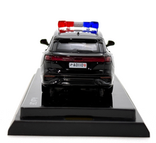 Load image into Gallery viewer, Stock 1:64 Black Police Q6 City SUV Sports Model Diecast Metal Car New Collection

