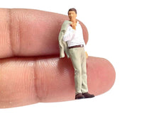 Load image into Gallery viewer, 1:64 Painted Figure Model Miniature Resin Diorama Purple Dress Lady Suit Man Toy New
