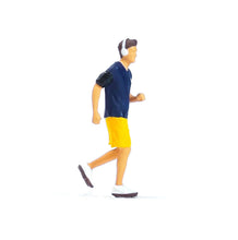 Load image into Gallery viewer, 1:64 Painted Figure Mini Model Miniature Resin Diorama Toy Running Sport People
