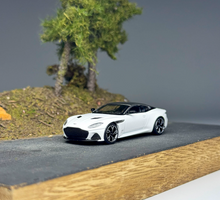Load image into Gallery viewer, Minigt 1:64 White Martin DBS Coupe Sports Model Diecast Metal Car New Collection

