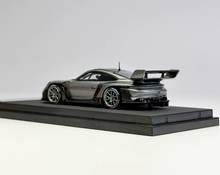 Load image into Gallery viewer, HKM 1:64 Gray 911 GT3 R 992 Rennsport Sport Model Diecast Metal Car New Collection
