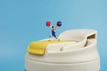 Load image into Gallery viewer, 1:64 Painted Figure Model Miniature Resin Diorama Sand Weightlifter Sports Toy
