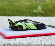 Load image into Gallery viewer, Scalemini 1:64 Black 458 LBWK Racing Sports Model Diecast Resin Car New
