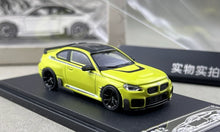Load image into Gallery viewer, FX 1:64 Yellow M2 G87 Attack Coupe Sports Model Diecast Metal Car New Collection
