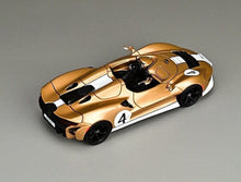 Load image into Gallery viewer, CM 1:64 Gold Elva Super Racing Sports Model Toy Diecast Metal Car Box
