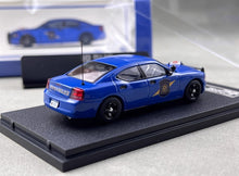 Load image into Gallery viewer, Rollin 1:64 2008 Blue Michigan MIP Police Charger Model Diecast Metal Car New Collection
