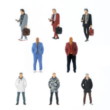 Load image into Gallery viewer, 1:64 Painted Figure Mini Model Miniature Resin Diorama Boss Suits Business Man
