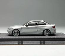 Load image into Gallery viewer, Mortal 1:64 Silver F87 M2 Coupe Sports Model Diecast Metal Car Box New Collection
