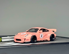 Load image into Gallery viewer, Inno 1:64 Pink 997 Pig Widebody Sports Model Diecast Metal Car New Collection
