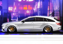 Load image into Gallery viewer, MJ 1:64 HEC Silver Black CLS 63 VIP Wagon Sports Model Diecast Metal Car New Collection
