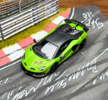 Load image into Gallery viewer, HH 1:64 Green Aventador SVJ LP770-4 Racing Sports Model Diecast Metal Car New Collection
