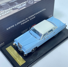 Load image into Gallery viewer, Sunstar 1:64 Light Blue 1979 Continental Town Model Diecast Metal Car New Collection
