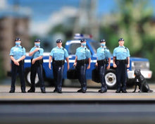 Load image into Gallery viewer, 1:64 Painted Figure Model Miniature Resin Diorama Sand Hong Kong Policeman Toy Collection
