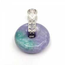 Load image into Gallery viewer, Nature Jade Round Pendant Necklace Gift Jewelry charm Blessing Lucky Accessory A
