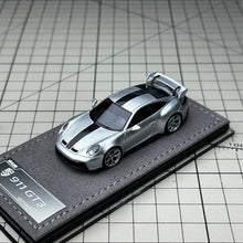 Load image into Gallery viewer, ZJWJ 1:64 GT Silver 911 GT3 Sports Model Diecast Resin Car New Collection
